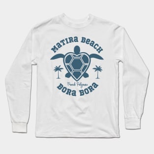 Matira Beach - Tropical Paradise Long Sleeve T-Shirt